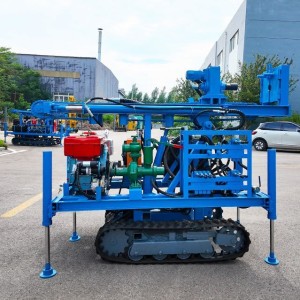 液压气动水井钻机履带式200米水汽两用打井机隧道矿山工程打孔机 1件（电议）