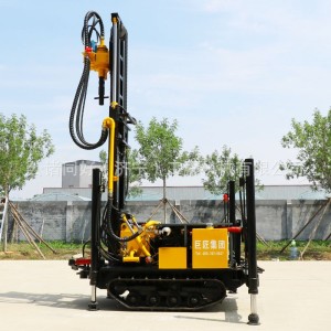 液压履带式水气两用水井打井机厂家定制冲击式岩石气动打水井钻机 1件