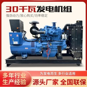 潍坊30kw发电机组 30千瓦柴油发电机 工地学校医院养殖场发电机组 1台