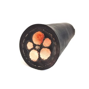 工业设备用KY-LMYCW 3*95+2钢丝编织铠装电力电缆耐磨抗拉 1米