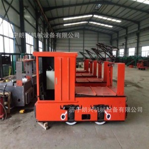 矿用5吨蓄电池电机车井下轨道电瓶车巷道掘进运输牵引车 1件