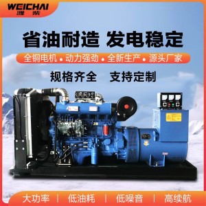 潍坊停电备用三相380V柴油发电机组50KW100/150/200/300/50 0千瓦 1台