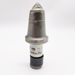 黑煤士牌截齿U94矿用采煤机 硬岩专用耐磨合金 1个