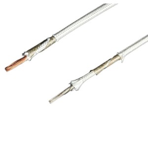 云母高温线GN500纯镍线丝耐火编织云母绕包电线耐温500℃电磁感应 610米