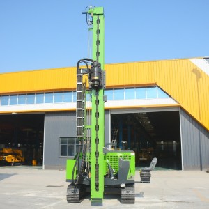 履带式液压光伏钻机太阳能工程打桩引孔机全地形可移动光伏打桩机 1部