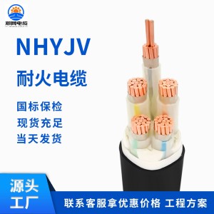 NH-YJV 铜芯耐火电缆 国标低压阻燃耐火电缆 1米