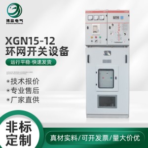 XGN15-12环网开关设备 高压开关柜成套设备高压环网柜10KV进出线 3台