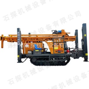 石探260水井钻机打井设备履带高支腿气动钻机小型农用钻井机 1件