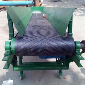 货车用装卸皮带输送机 无动力滚筒卸车运输机y2 1米