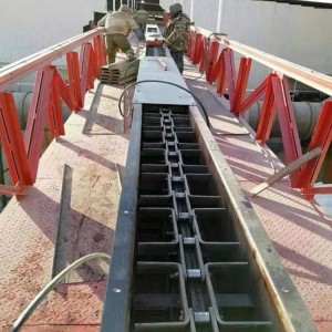 矿石输送设备 生物颗粒刮板输送机 FU350链运机 宏亿环保 1台