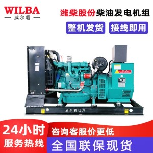 潍柴柴油发电机1000-3000kw大型工地学校矿山大功率柴油发电机组 1个