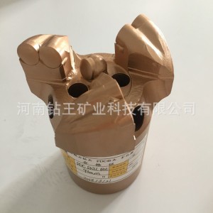 矿用三翼金刚石钻头 硬质合金片烧结体钻头 平顶内凹PDC抗压钻头 1只