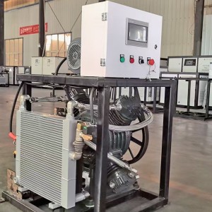 全无油氧气增压机工业废气回收压缩机全无油往复活塞式空压机厂家 2台