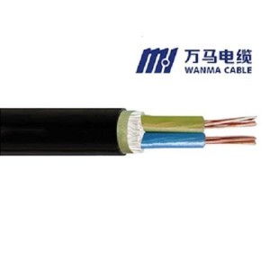 万马电缆 YJV铜芯2 3 4 5芯有1.5 2.5 4 6平方阻燃充电桩专用线 1米