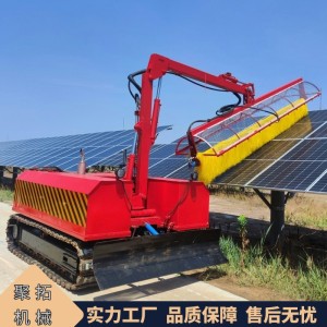 光伏清洁车 光伏电站电池板清扫车 大型履带光伏板清洗车 1台