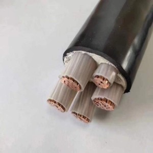 厂家批发国标铜芯电力电缆铠装YJV22低压地埋架空动力阻燃电缆线 10米