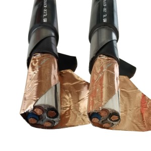 铜带钢带铠装信号KVVP2-22 4四芯1.5 1.0屏蔽控制电缆计算机电缆 1米