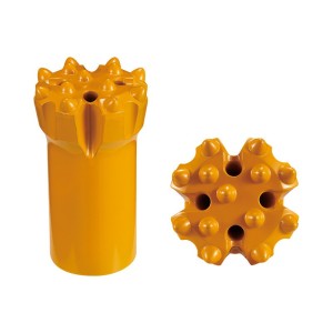 厂家供应螺纹钻头凿岩机矿用风钻头硬质合金螺纹凿岩钎头台车钻头 10台