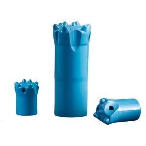 厂家供应螺纹钻头 台车钻头R32-45螺纹钻头凿岩钻孔用球齿钻头 2台