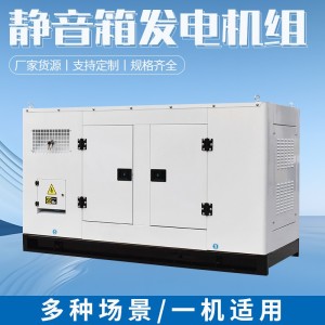 潍坊200千瓦静音箱工地备用电源250KVA防雨罩式发电机组室外用 1台