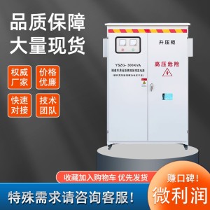 三相升降压变压器隧道远距离输送380V桥梁矿山水利工程电压增压器 1台