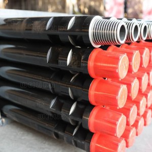 114水井钻杆 6.5壁厚 外平钻杆 潜孔钻杆 长度3米 双卡 厂家发货 50条
