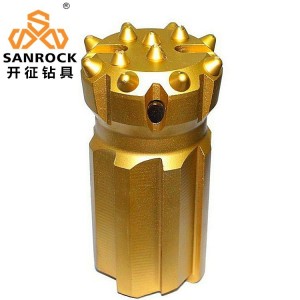 厂家直销潜孔钻头螺纹易返式钻头球齿矿山液压台车凿岩易返式钻头 1台