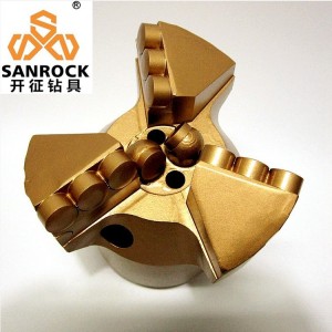 厂家直销金刚石三翼复合片钻头不取芯钻头煤田探矿用三翼合金钻头 1只