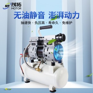 直流无油空压机可制做12V24V小型便携式静音压缩机带9L储气罐设备 1件