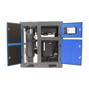 永磁变频螺杆式空压机7.5KW115/22/37千瓦空气压缩机工业级气泵 2台