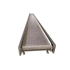 链板输送机吨包输送机工件托盘传送机颗粒物料不锈钢链板输送机 2台