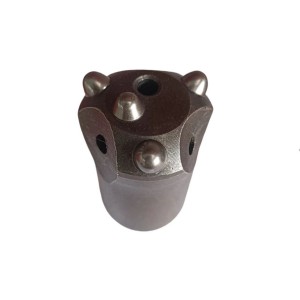 凿岩机球齿钻头钻具打孔矿用硬质合金矿山煤矿潜孔钻金刚石气动 10只