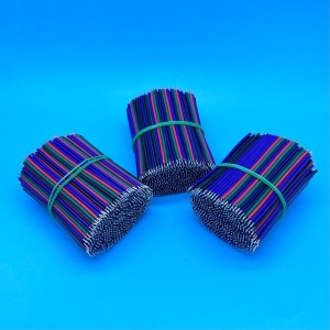 厂家直销优质铜芯彩色排线UL1007#24并线4P电子线 连接线 玩具线 1000件